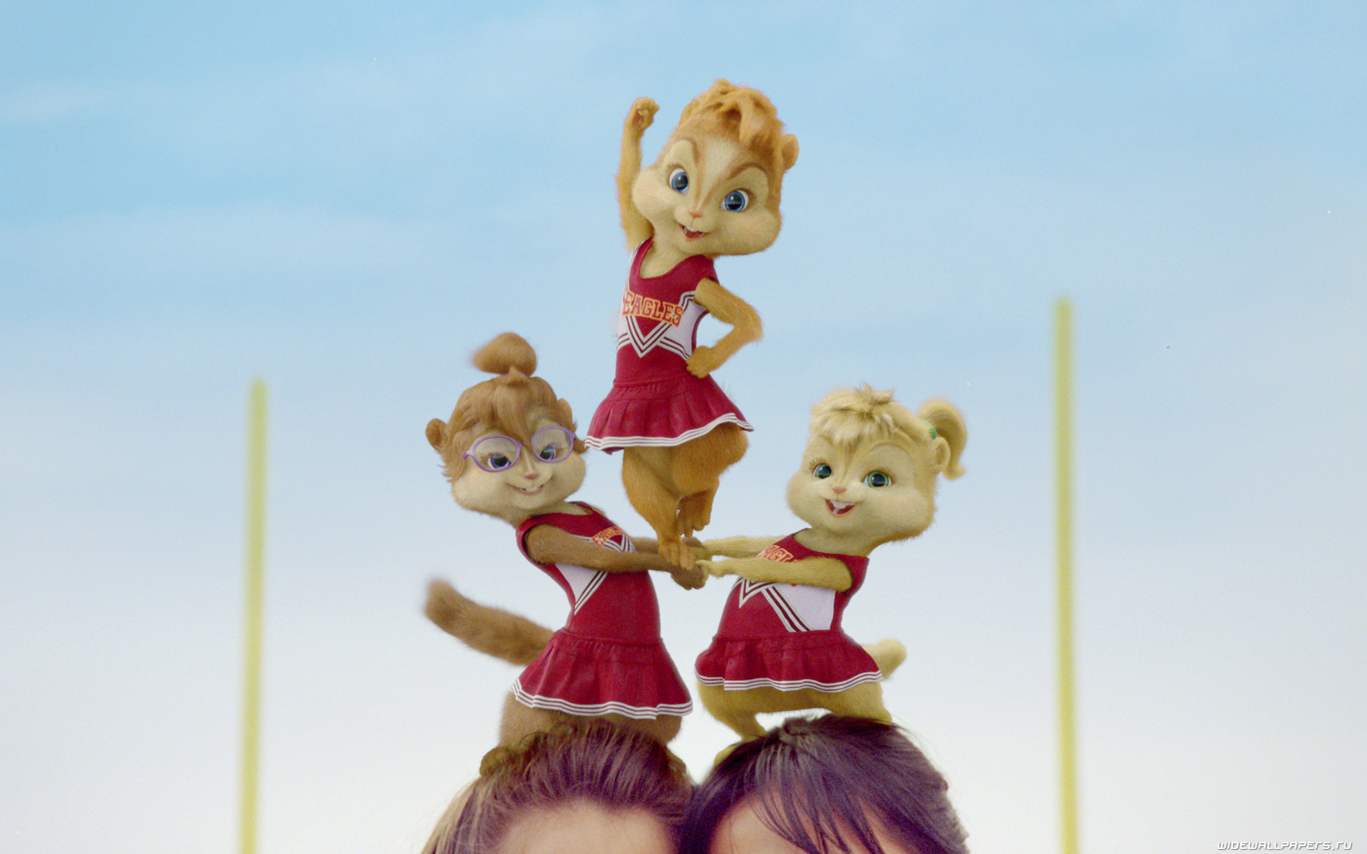 Alvin and The Chipmunks - The Squeakquel movie wide wallpapers.